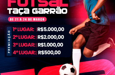 Circuito Regional Integra&ccedil;&atilde;o Ta&ccedil;a Garr&atilde;o de Futsal