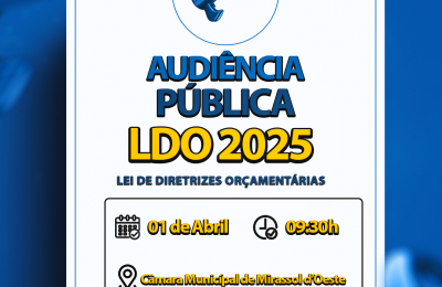 EDITAL DE AUDI&Ecirc;NCIA P&Uacute;BLICA N. 090/2024
