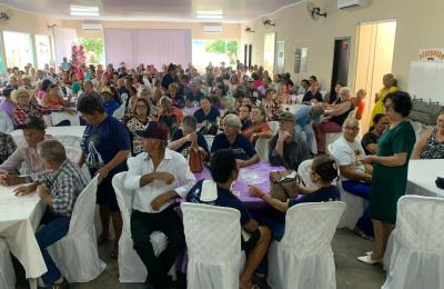 Comemora&ccedil;&atilde;o da P&aacute;scoa com a melhor idade de Mirassol d&rsquo;Oeste