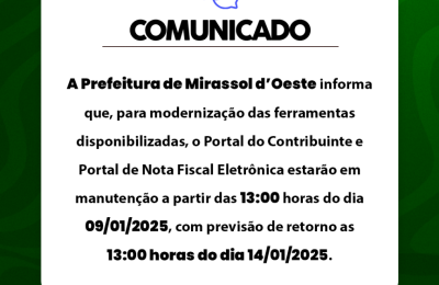 ATEN&Ccedil;&Atilde;O! Comunicado importante sobre o Portal do Contribuinte