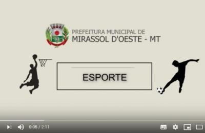 A Prefeitura de Mirassol D'Oeste Apoia o Esporte!