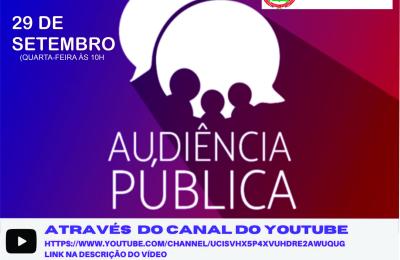 AUDI&Ecirc;NCIA P&Uacute;BLICA