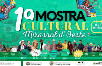 1&ordf; MOSTRA CULTURAL DE MIRASSOL D'OESTE.