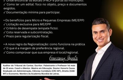ATEN&Ccedil;&Atilde;O! Empres&aacute;rios e empreendedores de Mirassol d'Oeste.