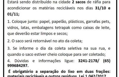 SEPARAR PARA RECICLAR!