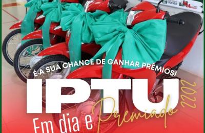 IPTU EM DIA E PREMIADO!