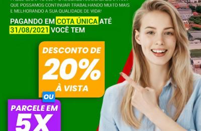 O IPTU 2021 J&Aacute; EST&Aacute; DISPONIVEL
