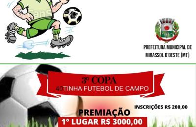 3&deg; COPA 40TINHA FUTEBOL DE CAMPO