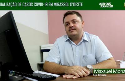 Mirassol d&rsquo;Oeste tem o Primeiro caso de Covid-19 Confirmado