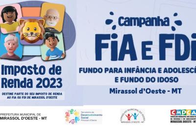Lan&ccedil;amento da Campanha do FIA E FDI do Munic&iacute;pio de Mirassol D Oeste MT.