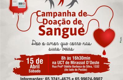 MAIS UMA CAMPANHA PARA SALVAR VIDAS!