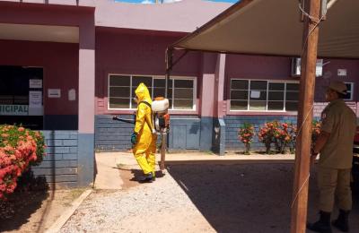 Covid-19:Prefeitura realiza sanitiza&ccedil;&atilde;o em &aacute;reas de sa&uacute;de!!!