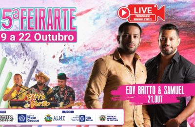 15&ordm; FEIRART - EDY BRITTO & SAMUEL - Mirassol D'Oeste