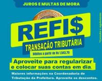REFIS &ndash; TRANSA&Ccedil;&Atilde;O TRIBUT&Aacute;RIA 2026