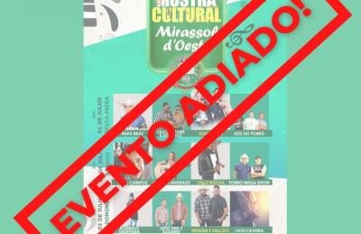 EVENTO ADIADO EM VIRTUDE DA PANDEMIA DA COVID-19