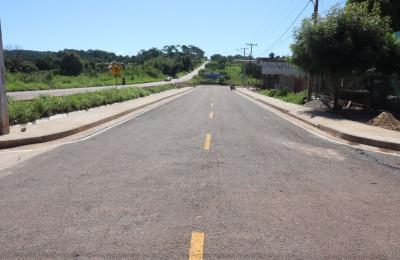 PAVIMENTA&Ccedil;&Atilde;O ASF&Aacute;LTICA DO BAIRRO S&Atilde;O JOS&Eacute; FICA PRONTA