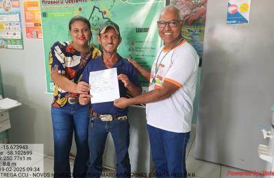 Produtores dos Assentamentos Santa Helena e Margarida Alves e Silvio Rodrigues Recebem o CCU - Contrato de Concess&atilde;o de Uso