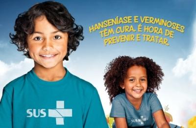 Aberta a 5&ordf; Campanha contra Hansen&iacute;ase e Verminoses