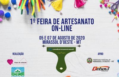 1&ordm; Feira de Artesanato On-Line de Mirassol d'Oeste