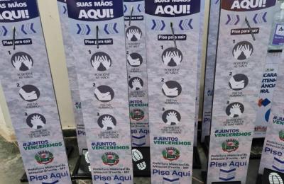 A SECRETARIA DE SA&Uacute;DE INSTALA DISPENSER DE &Aacute;LCOOL GEL EM TODAS AS UNIDADES DE SA&Uacute;DE