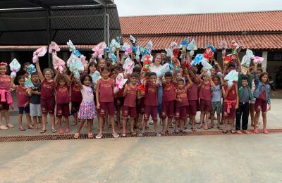 ENTREGA DE OVOS DE P&Aacute;SCOA NO CENTRO SOCIAL JO&Atilde;O PAULO ll