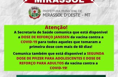 Aten&ccedil;&atilde;o! A Secretaria de Sa&uacute;de comunica.