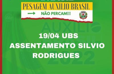 PESAGEM AUXILIO BRASIL!!!