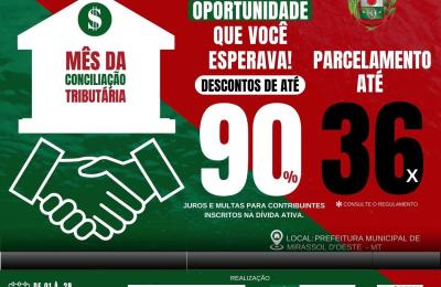 M&Ecirc;S DA CONCILIA&Ccedil;&Atilde;O TRIBUT&Aacute;RIA!