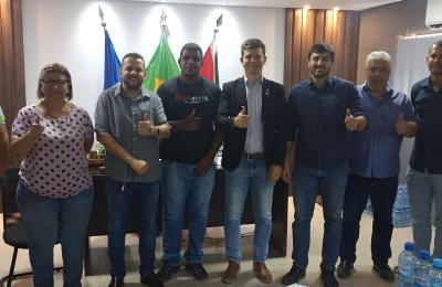 Prefeito recebe visita do deputado federal Emanuel Pinheiro Neto (Manoelzinho)