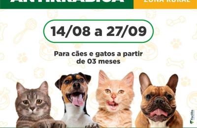 CAMPANHA NACIONAL DE VACINA&Ccedil;&Atilde;O ANTIRR&Aacute;BICA!