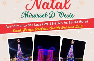 ?✨ Luzes de Natal em Mirassol D&rsquo;Oeste!