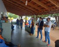 Reuni&atilde;o com a equipe da Secretaria de Infraestrutura.